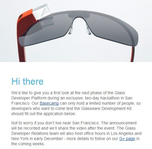 谷歌将举行黑客马拉松大赛 为谷歌眼镜造势