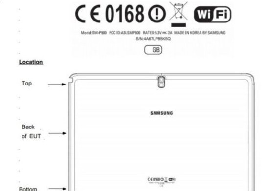 三星12.2寸平板现身FCC 外形酷似大号Galaxy Note 3