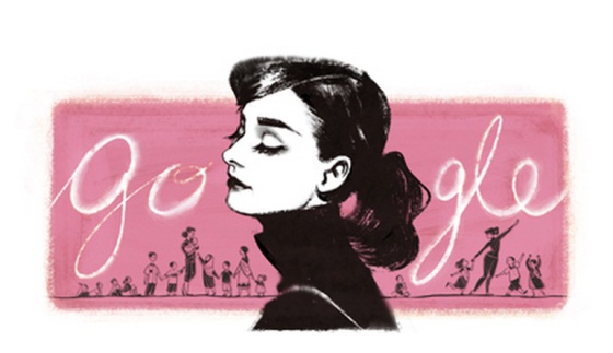 谷歌涂鸦庆祝奥黛丽-赫本诞辰85周年