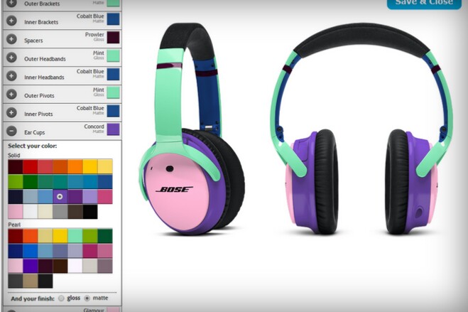 博士新款降噪耳机 允许用户自行配色