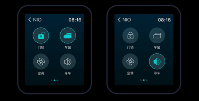  蔚来汽车NIO App登录小米手表应用商店，手表也能解锁汽车
