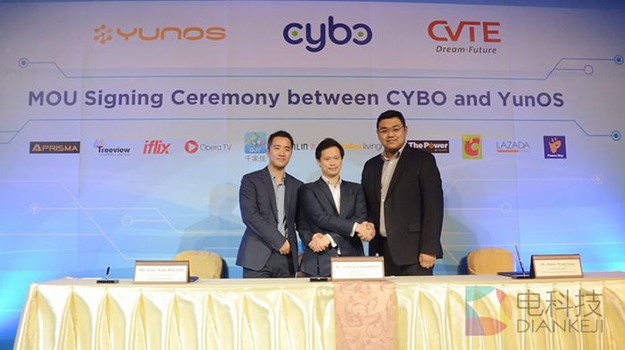 YunOS携手泰国Cybo发布全新智能电视 国际化战略加速落地