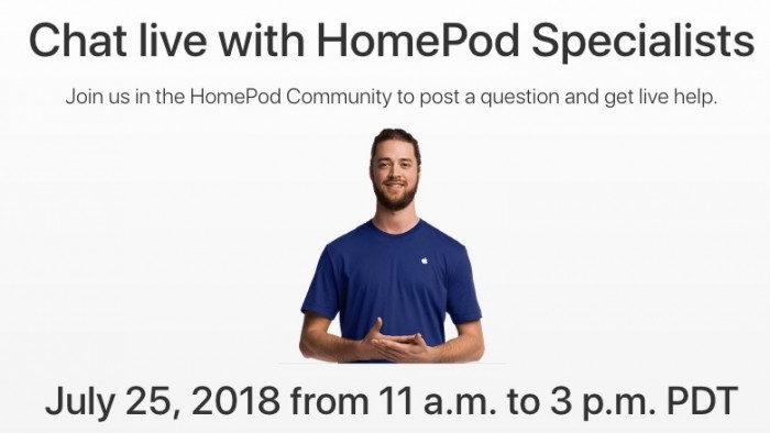 苹果开启HomePod问答活动 将于7月25日举行