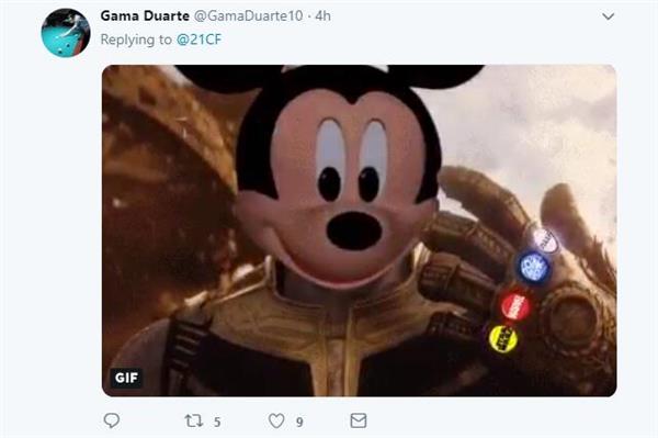 迪士尼正式收购21世纪福克斯 网友：原来米老鼠才是灭霸