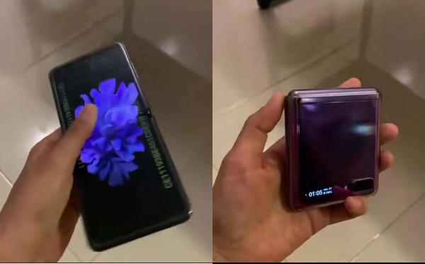 翻盖折叠屏手机再添一员，三星Galaxy Z Flip外形曝光