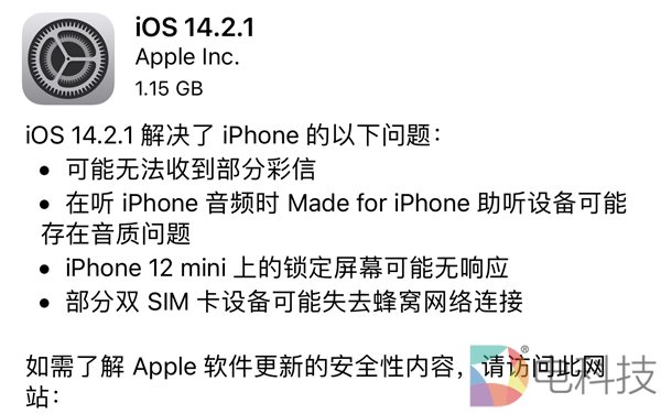 漏洞天王再现漏洞，苹果推送iOS14.2.1，iPhone 12用户最好及时升级