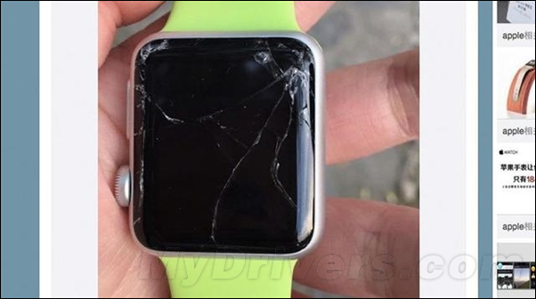 让人失望：苹果手表的蓝宝石屏如此不堪