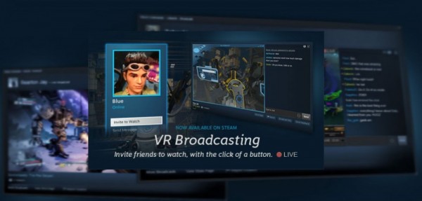 Valve推出虚拟现实体验直播