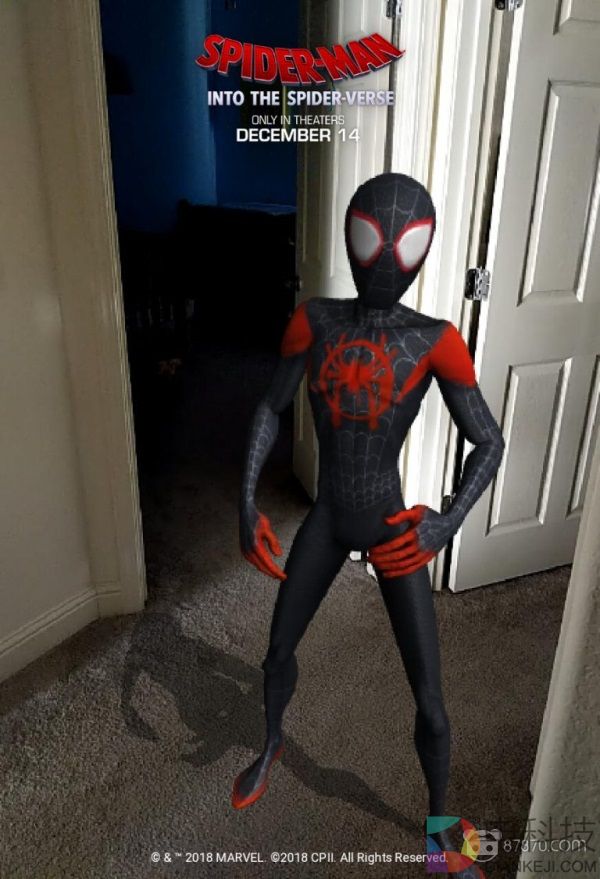 蜘蛛侠推出全新Web AR体验《Into The Spider-Verse》