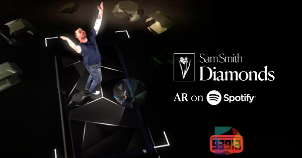 Spotify推出Sam Smith新单曲《Diamonds》AR体验