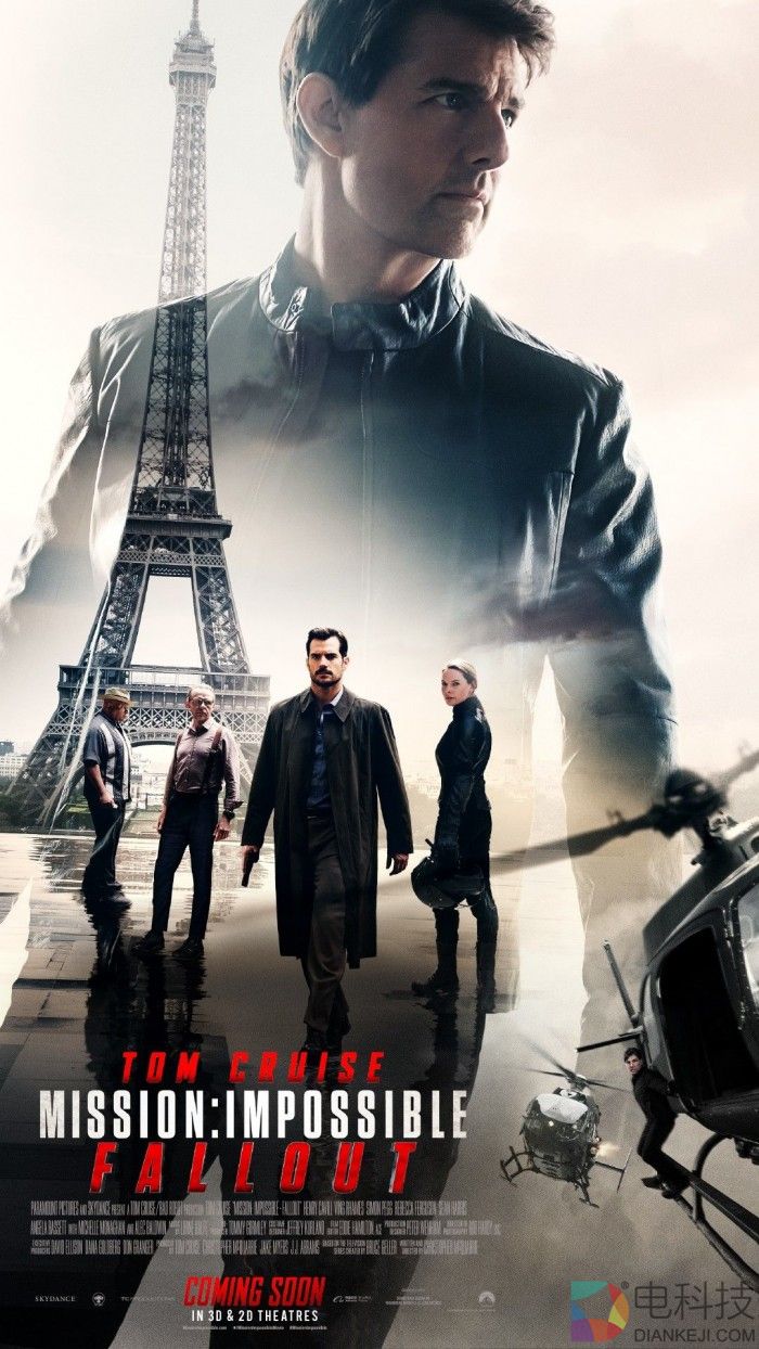 阿里影业宣布和美国派拉蒙联合出品《碟中谍6》 7月27日上映